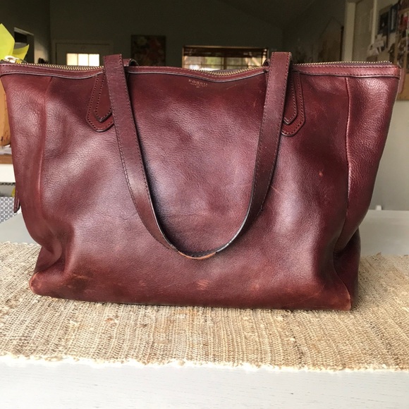 Fossil Handbags - Fossil Sydney Leather Tote